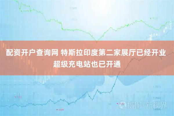 配资开户查询网 特斯拉印度第二家展厅已经开业 超级充电站也已开通